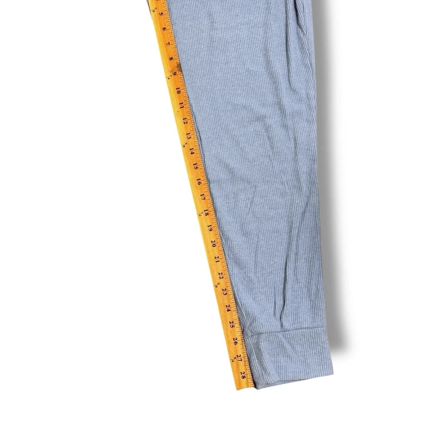 Lucky Brand Women Pajama Pants Large Baby Blue Ribbed Knit Lounge Sleepwear - Trendiez U ♥ 