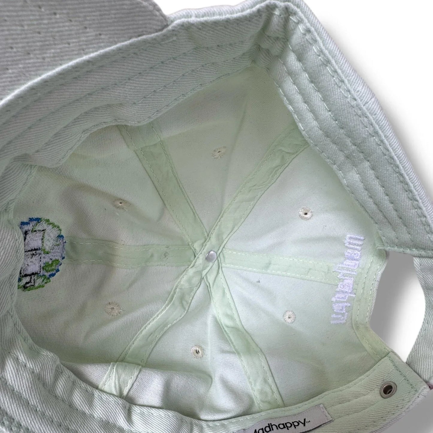 Madhappy Classic Noun Trendy Green Dad Hat Adjustable Embroidered Streetwear Cap - Trendiez U ♥ 