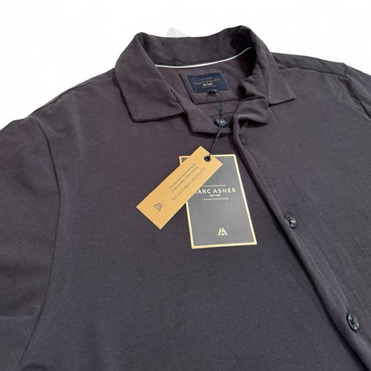 Marc Asher New York Men’s Button-Down Shirt – Short Sleeve, Size Large - Trendiez U ♥ 