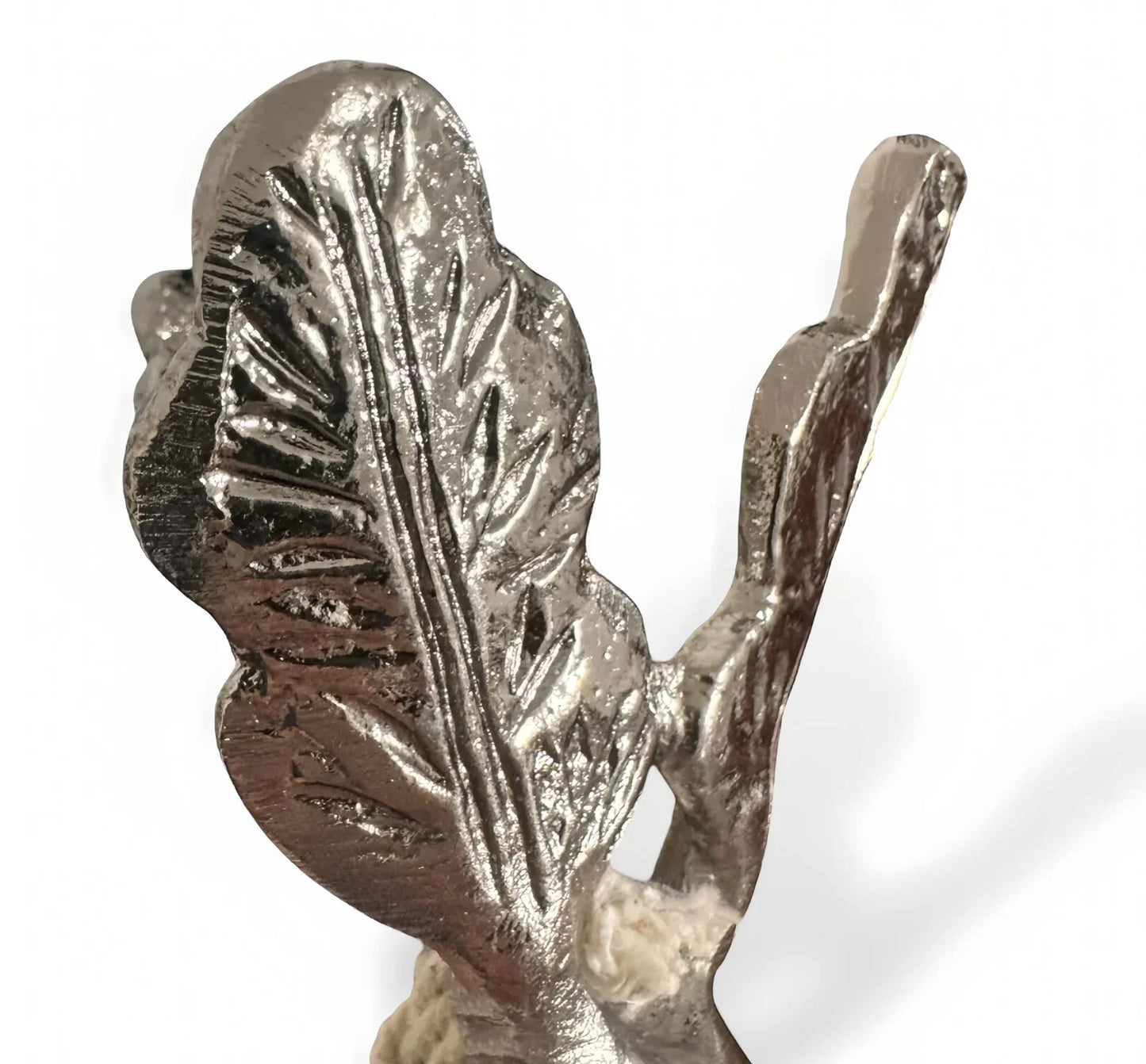Martha Stewart Silver Brass Metal Sitting Easter Bunny Rabbit W/ Carrot Figurine - Trendiez U ♥ 