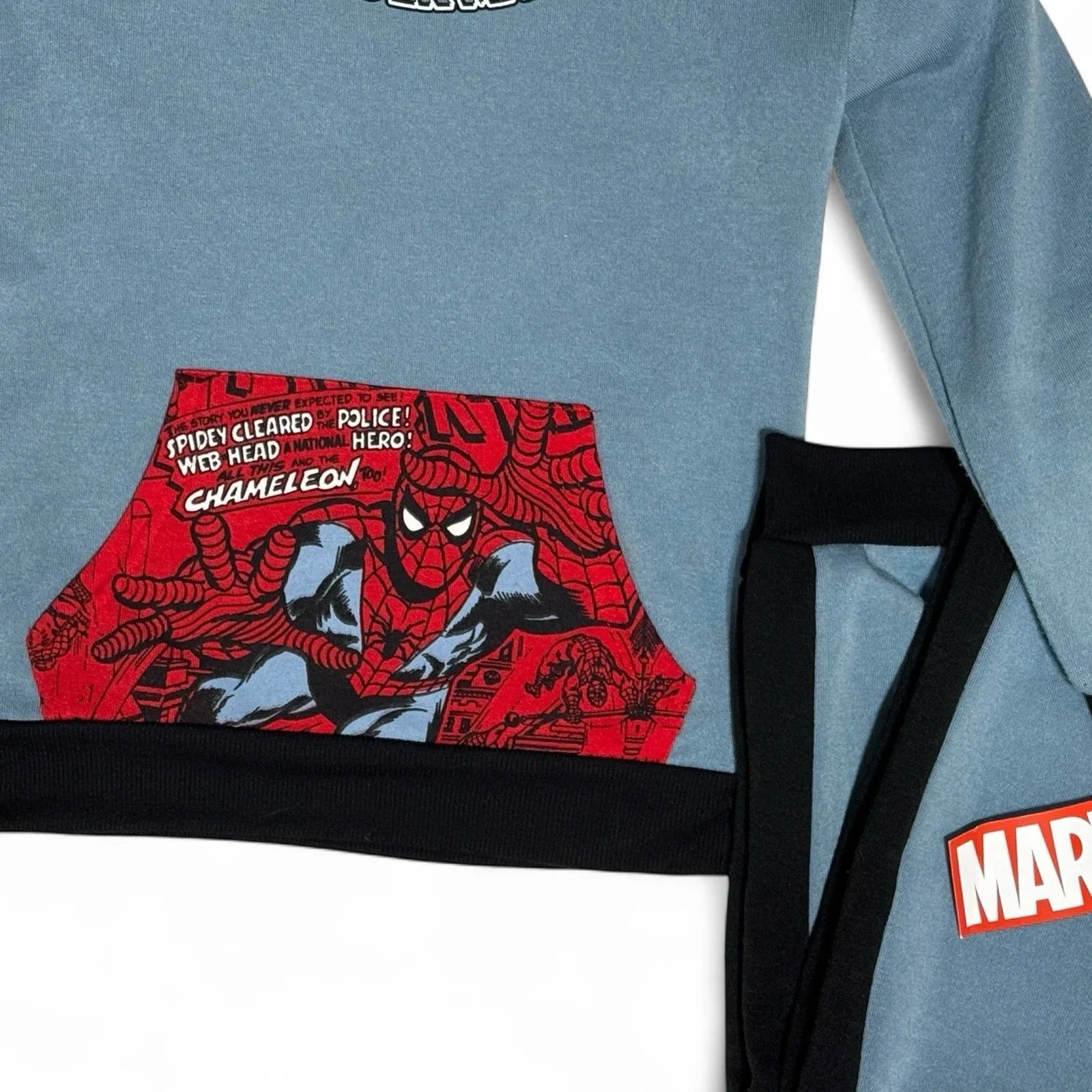 Marvel Spider-Man Hoodie & Jogger Set Boys Blue Black Amazing Spiderman Outfit - Trendiez U ♥ 