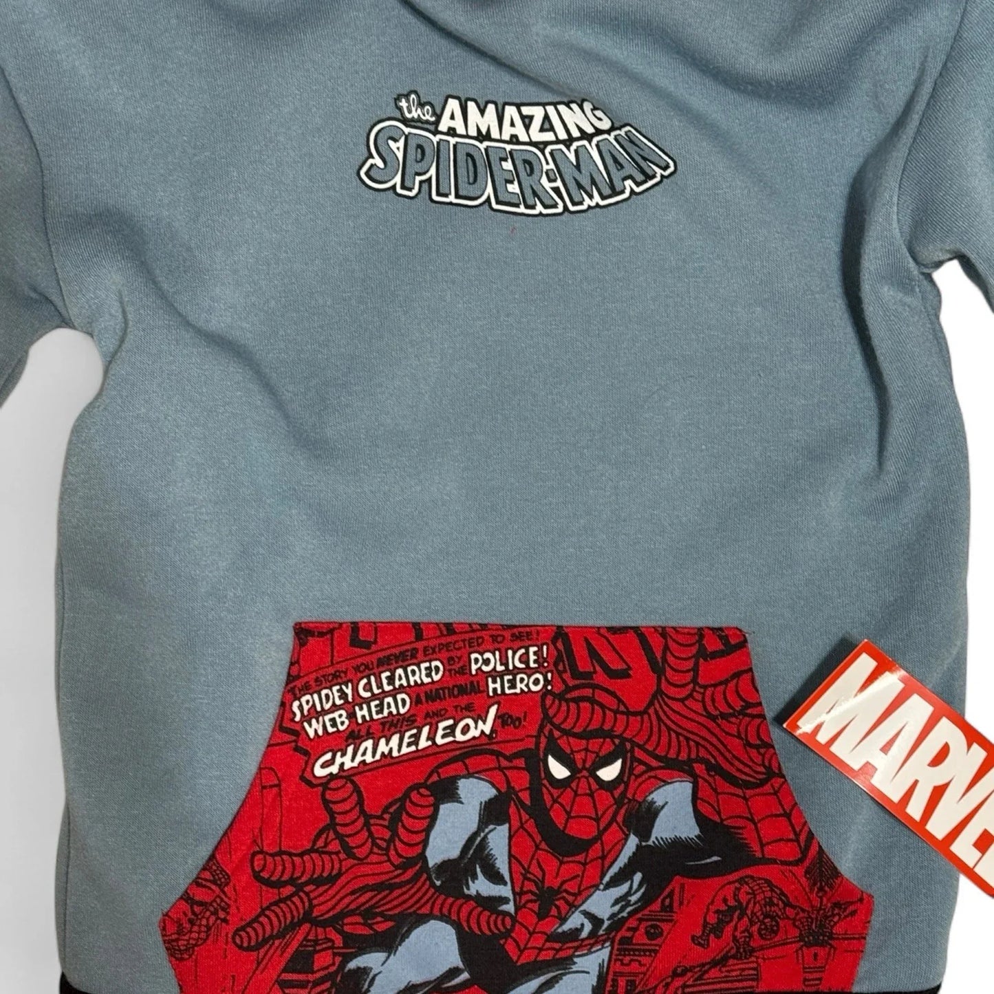 Marvel Spider-Man Hoodie & Jogger Set Boys Blue Black Amazing Spiderman Outfit - Trendiez U ♥ 