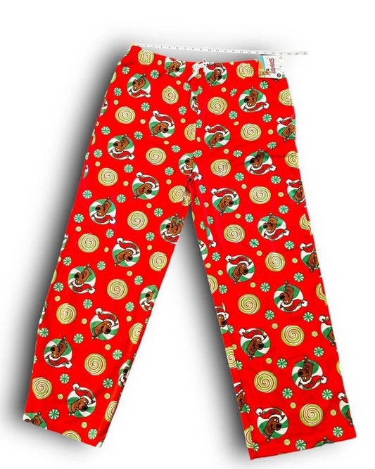 Mens Scooby Doo Christmas Santa Hat Fleece Lounge Pajama Pants Size XL NEW - Trendiez U ♥ 