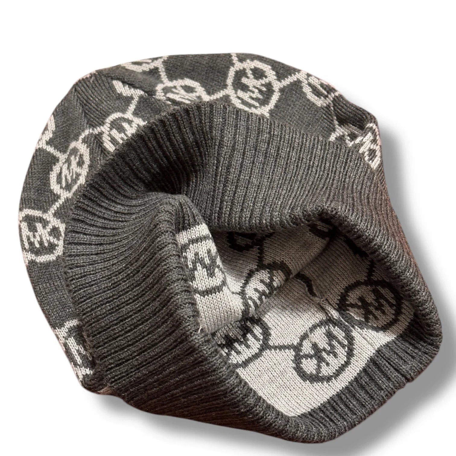 Michael Kors SIGNATURE MK BEANIE Winter Hat Gray Women’s Gift OS - Trendiez U ♥ 