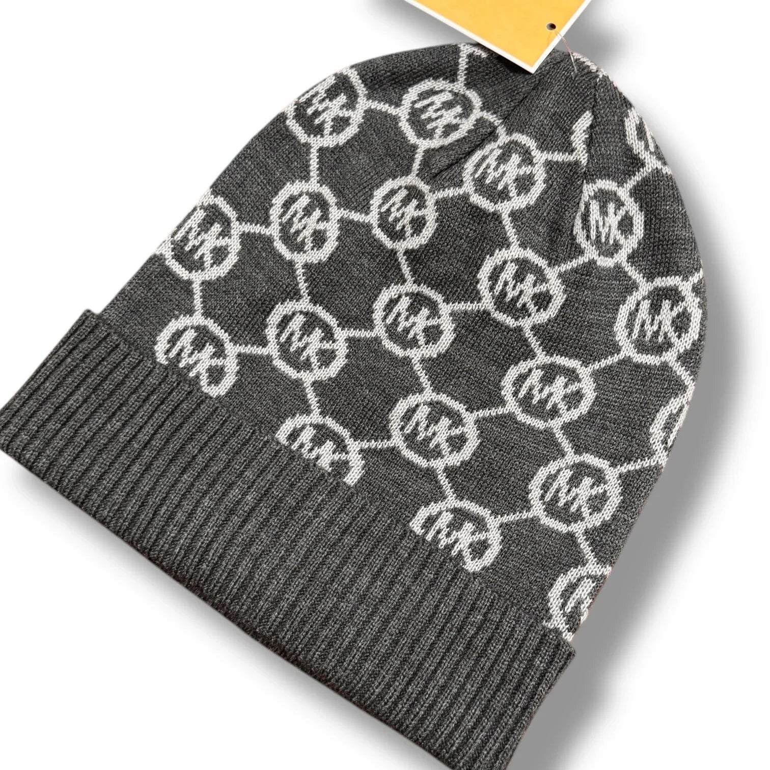 Michael Kors SIGNATURE MK BEANIE Winter Hat Gray Women’s Gift OS - Trendiez U ♥ 