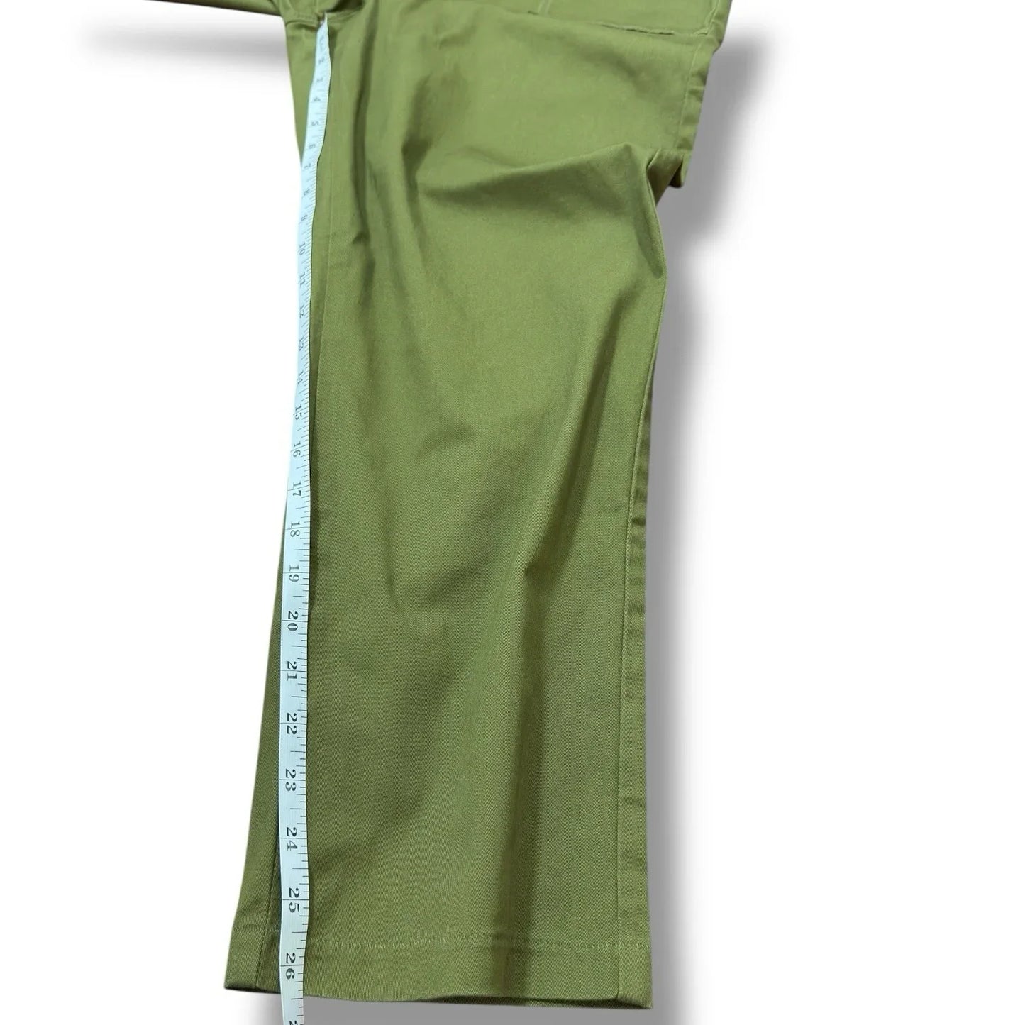 Michael Kors Women's High Rise Straight Ankle Pants Smoky Olive Sz 10 - Trendiez U ♥ 