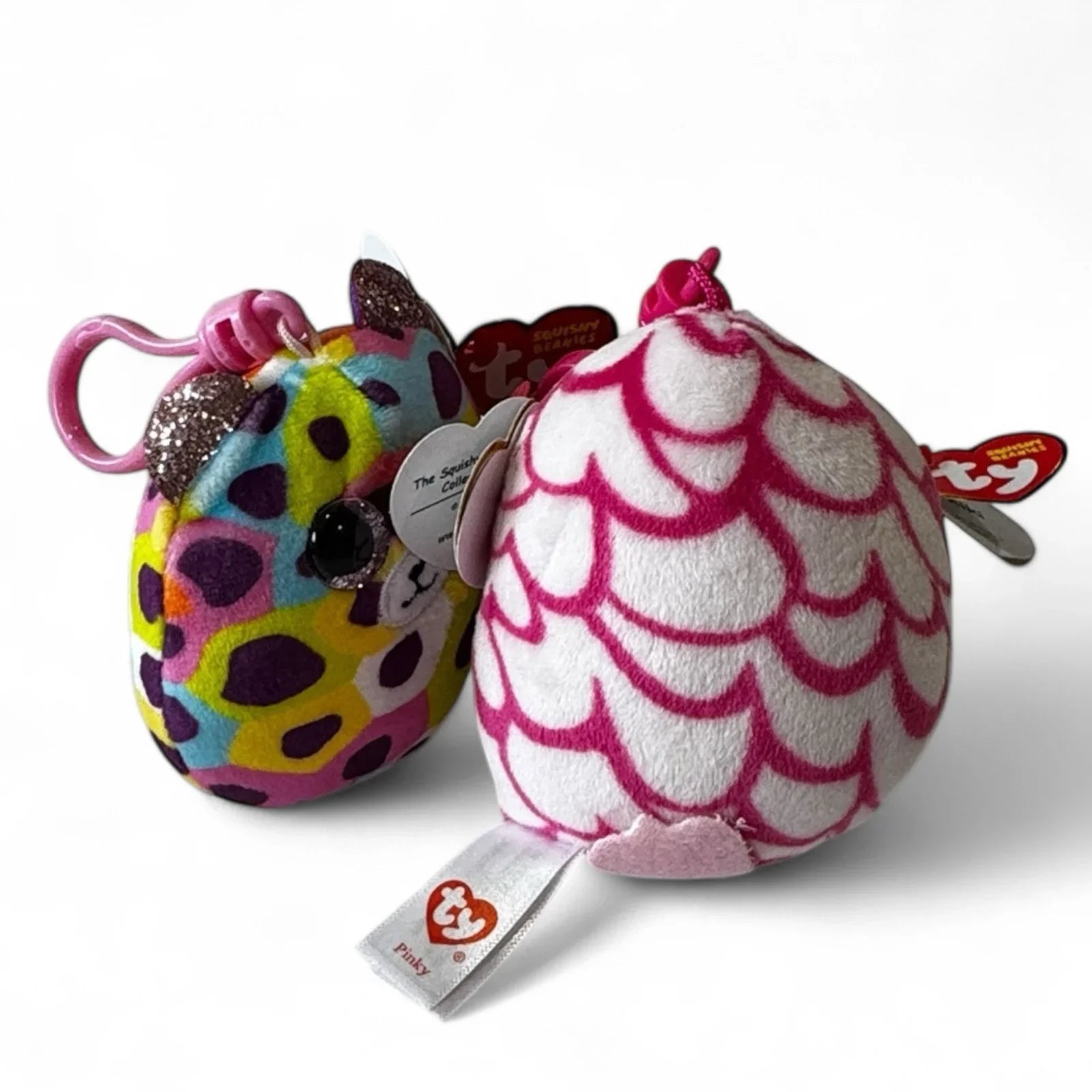 Mini Ty Squishy Beanies Plush Clip On Keychain 3" Cat, Owl, Bear - Trendiez U ♥ 