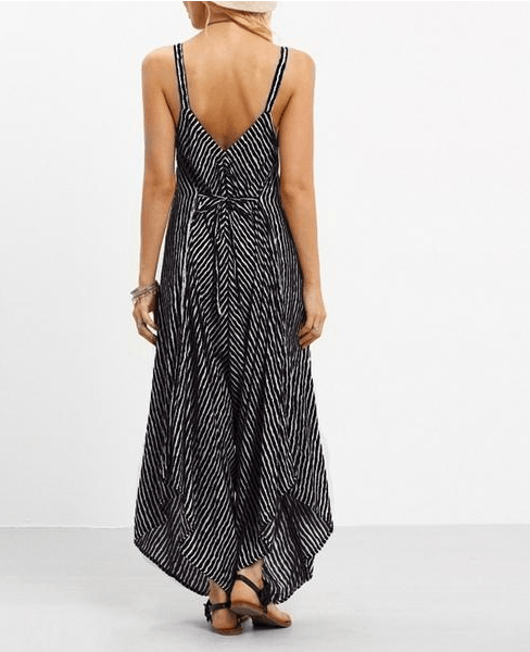 Monochrome Mirage Harem Jumpsuit - Trendiez U ♥ 