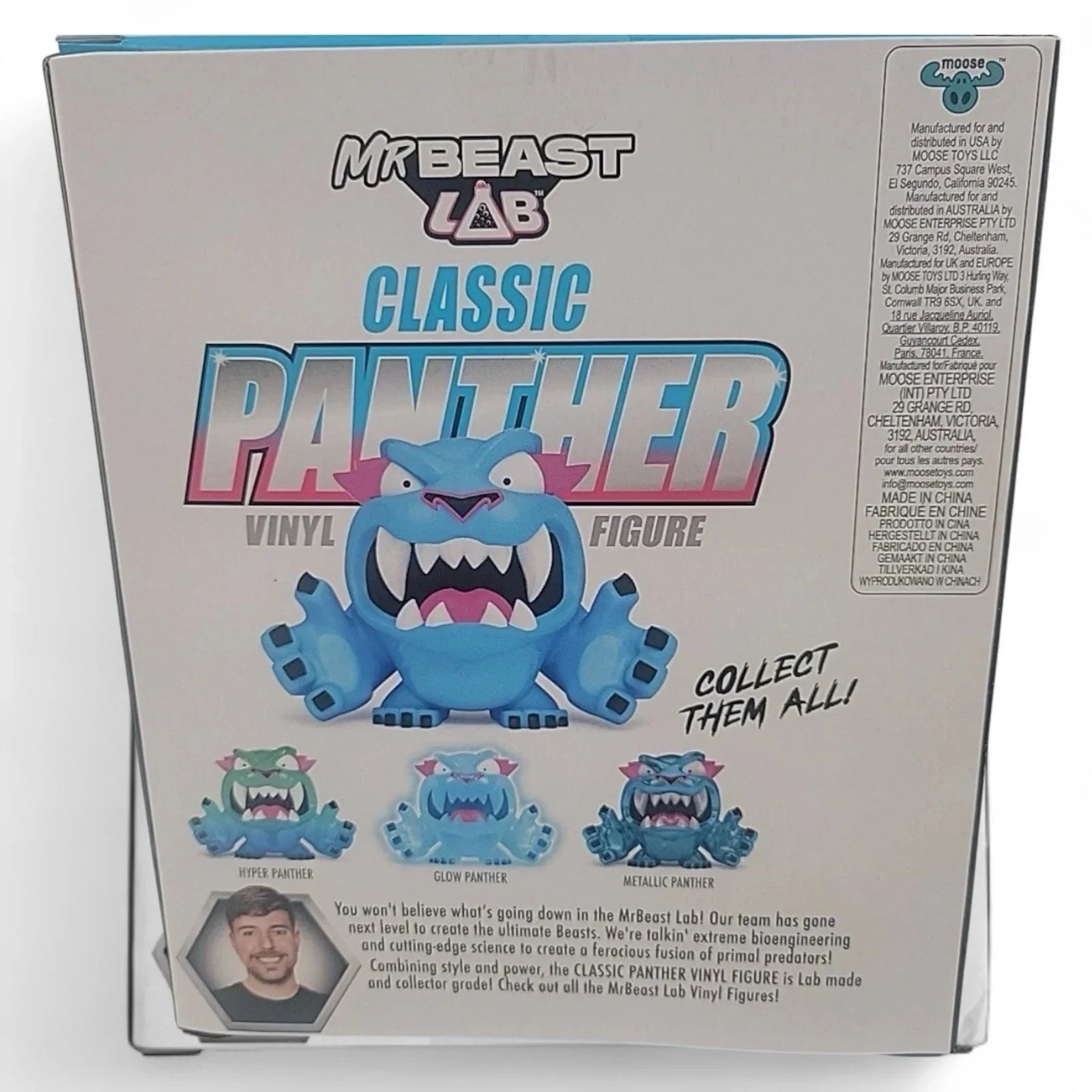 Mr Beast Lab Classic Panther Vinyl Figure Moose Action Figure Toy - Trendiez U ♥ 