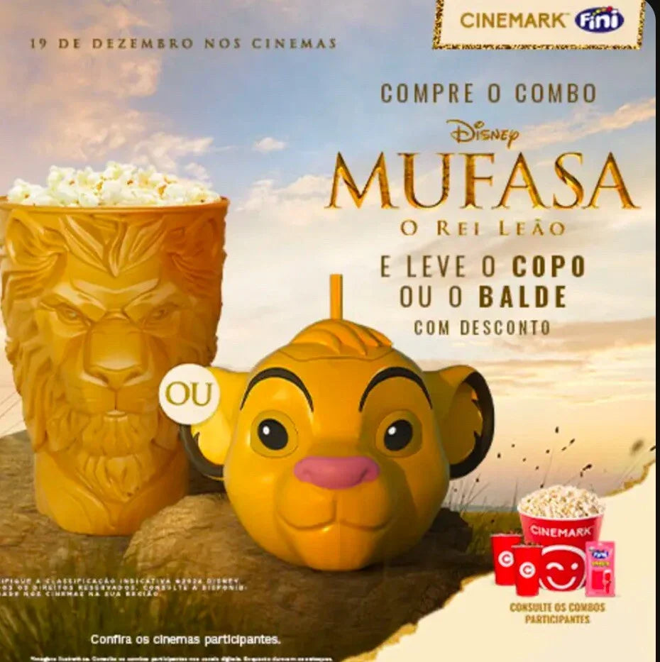 Mufasa The Lion King Exclusive Cup Brazil Memorabilia Cinema Pre-Order - Trendiez U ♥ 