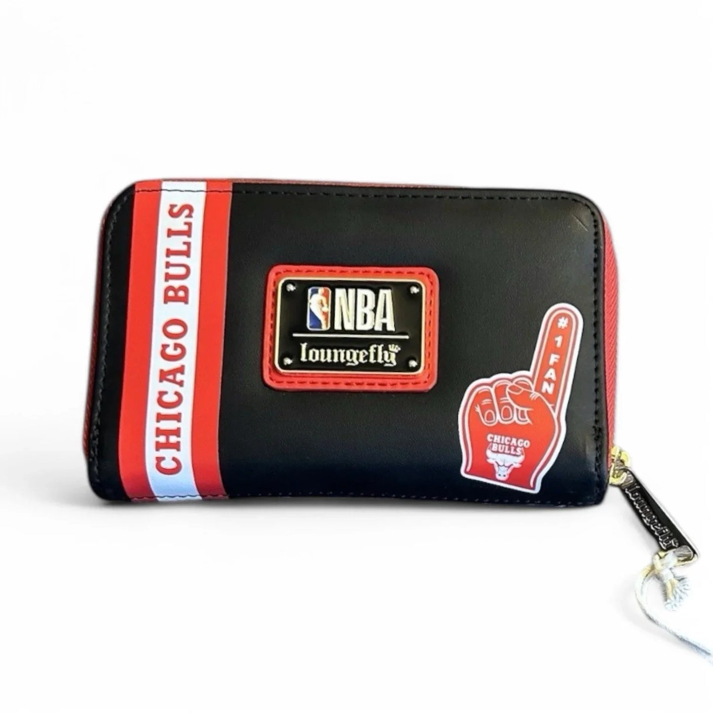 NBA CHICAGO BULLS LOUNGEFLY WALLET PATCHED EMBROIDERED - Trendiez U ♥ 