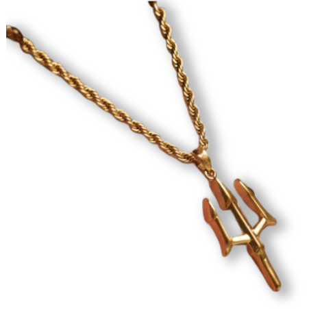 Neptune Trident Titanium Steel Necklace - Trendiez U ♥ 