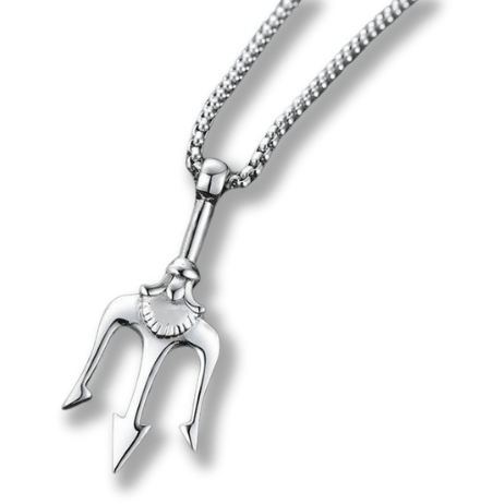 Neptune Trident Titanium Steel Necklace - Trendiez U ♥ 