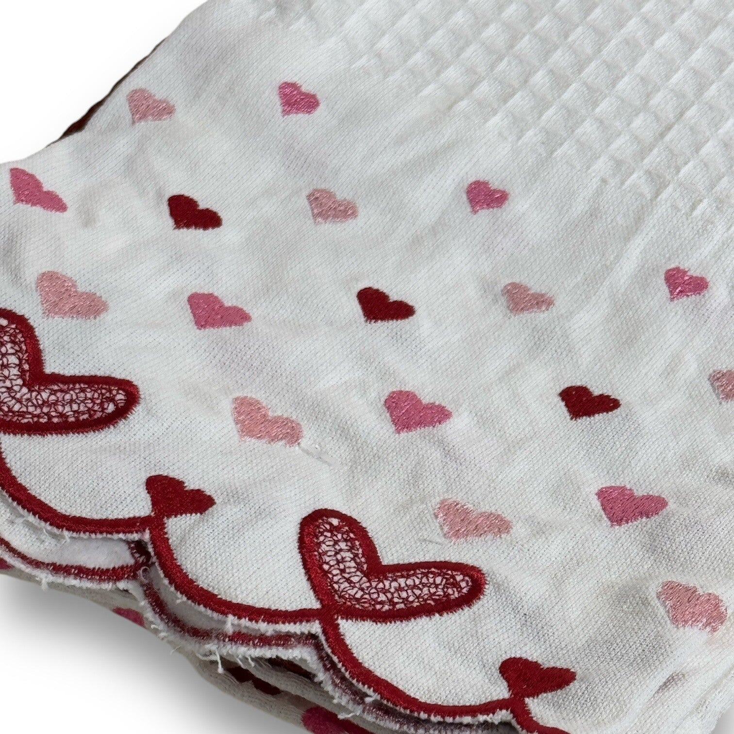 Nicole Miller Kitchen Towels - Set of 3 - Heart Embroidery - Trendiez U ♥ 