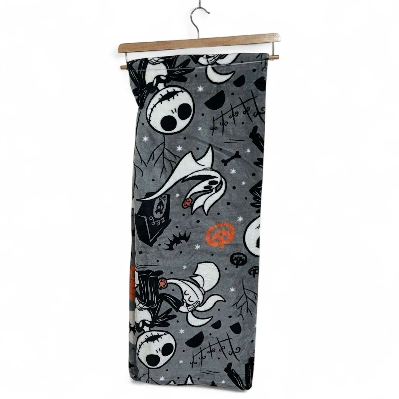 Nightmare Before Christmas Throw Blanket Jack Skellington Silk Touch 50x70” - Trendiez U ♥ 