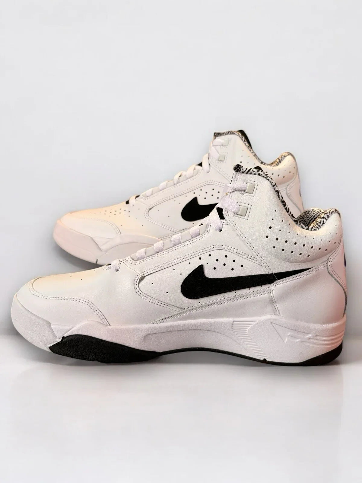 Nike Air Flight Lite Mid [2021] White Black DJ2518-100 sz 10 Men's - Trendiez U ♥ 