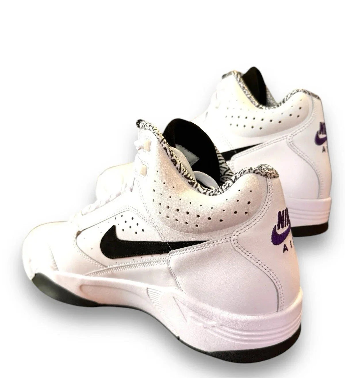 Nike Air Flight Lite Mid [2021] White Black DJ2518-100 sz 10 Men's - Trendiez U ♥ 