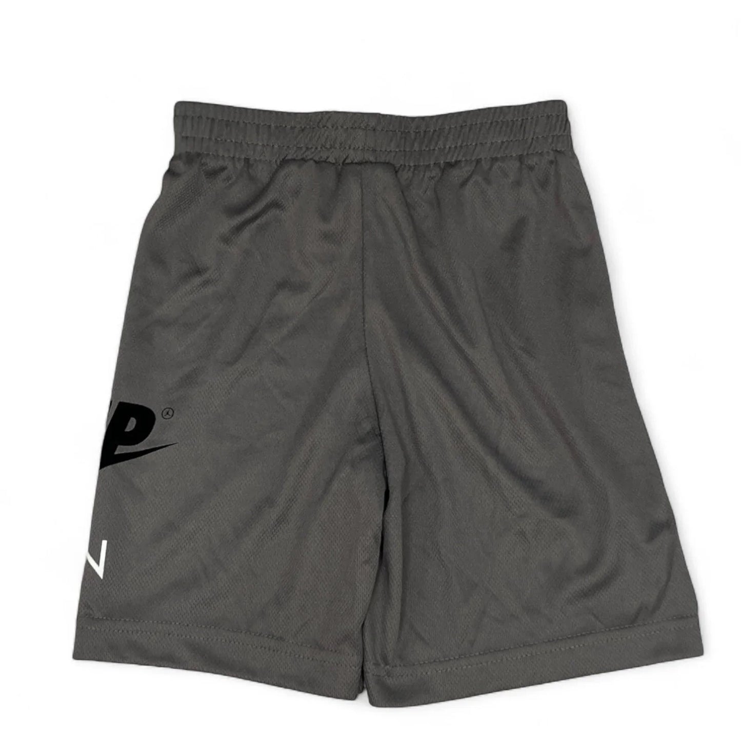 NIKE AIR JORDAN BOY'S 2 PC SET White SHORT SLEEVE GRAY MESH SHORTS - Trendiez U ♥ 