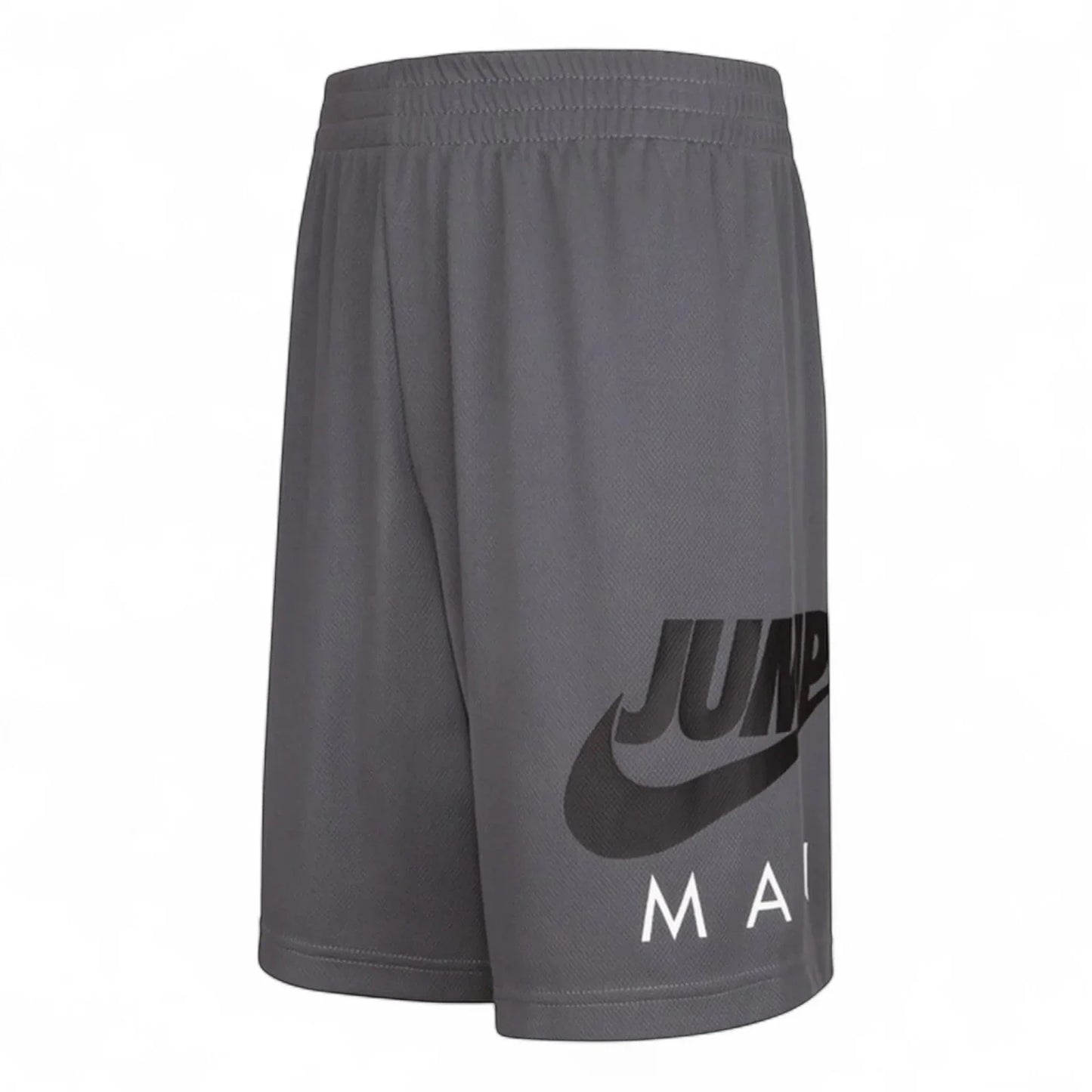 NIKE AIR JORDAN BOY'S 2 PC SET White SHORT SLEEVE GRAY MESH SHORTS - Trendiez U ♥ 
