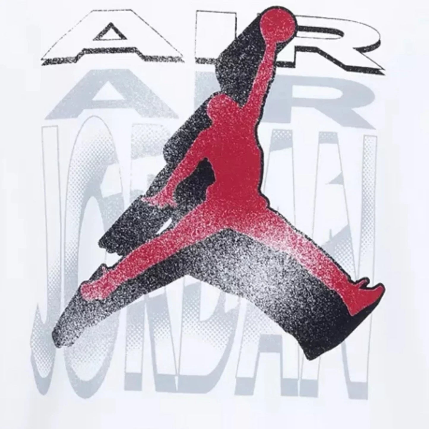 NIKE AIR JORDAN BOY'S 2 PC SET White SHORT SLEEVE GRAY MESH SHORTS - Trendiez U ♥ 