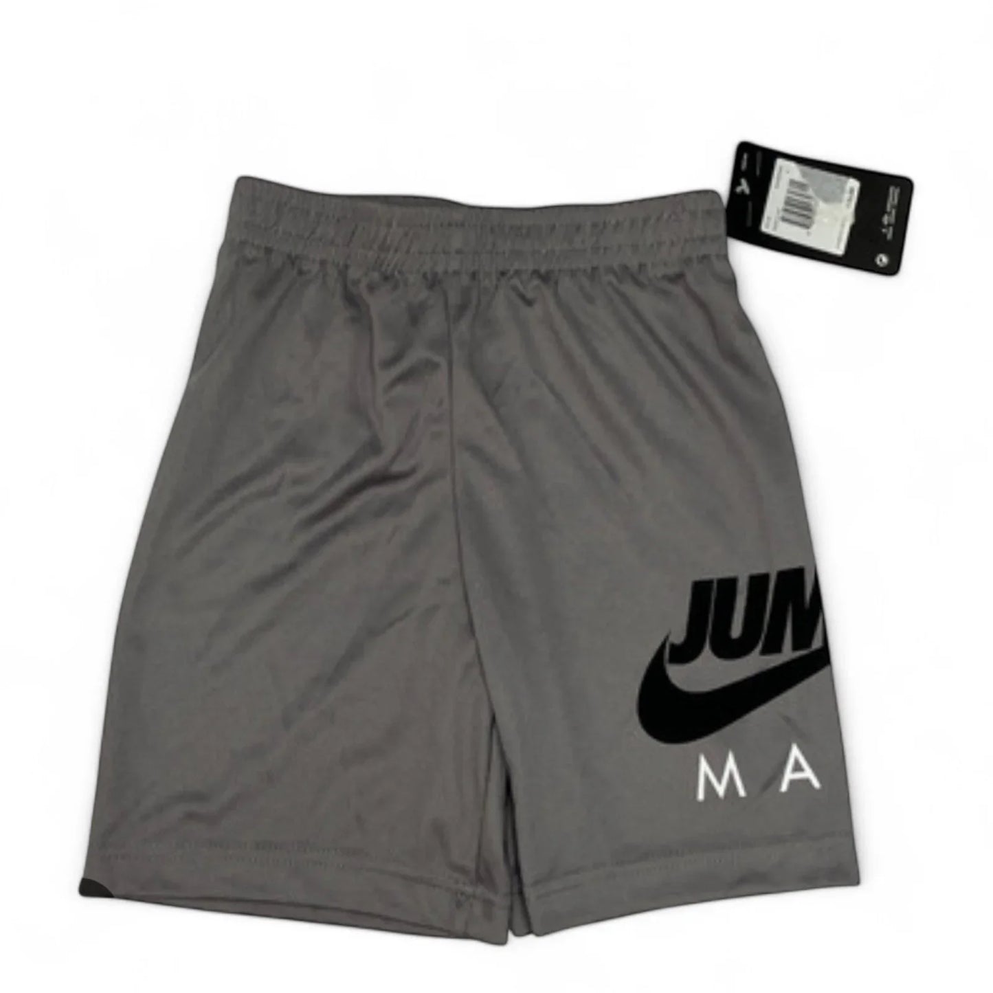 NIKE AIR JORDAN BOY'S 2 PC SET White SHORT SLEEVE GRAY MESH SHORTS - Trendiez U ♥ 