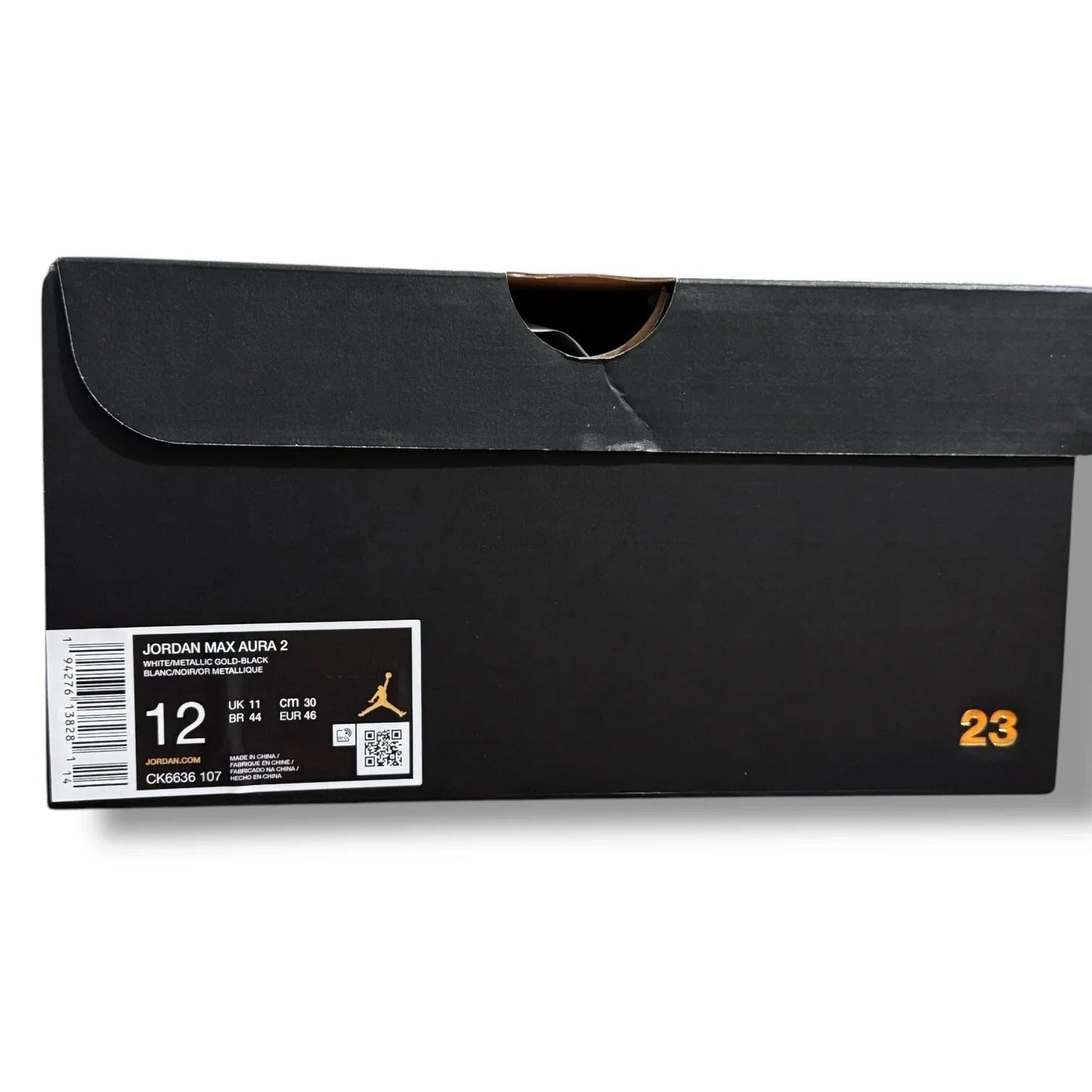 Nike Air Jordan Mens Max Aura 2 ''White Black Gold'' Basketball Shoes CK6636-107 - Trendiez U ♥ 