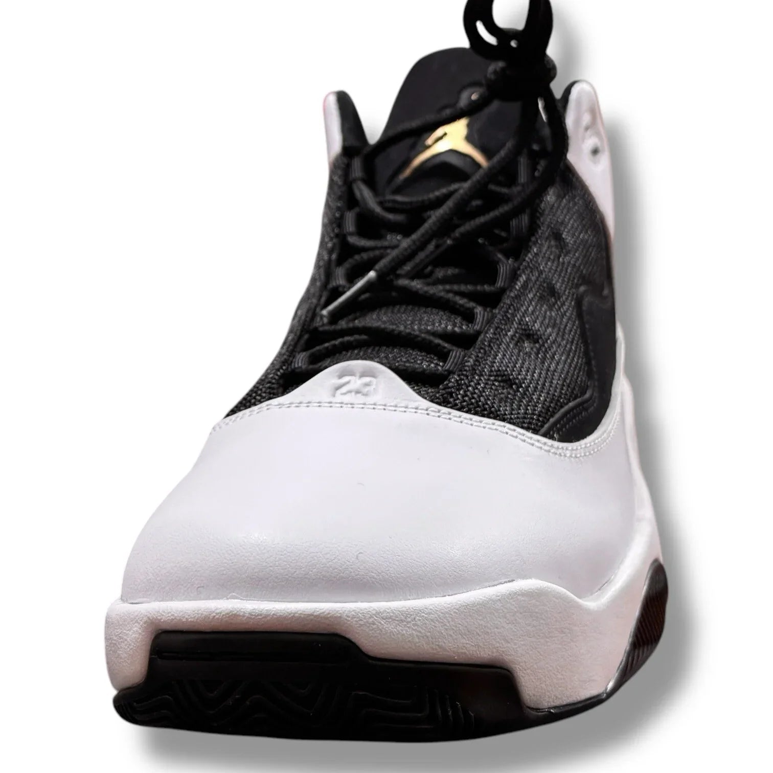 Nike Air Jordan Mens Max Aura 2 ''White Black Gold'' Basketball Shoes CK6636-107 - Trendiez U ♥ 