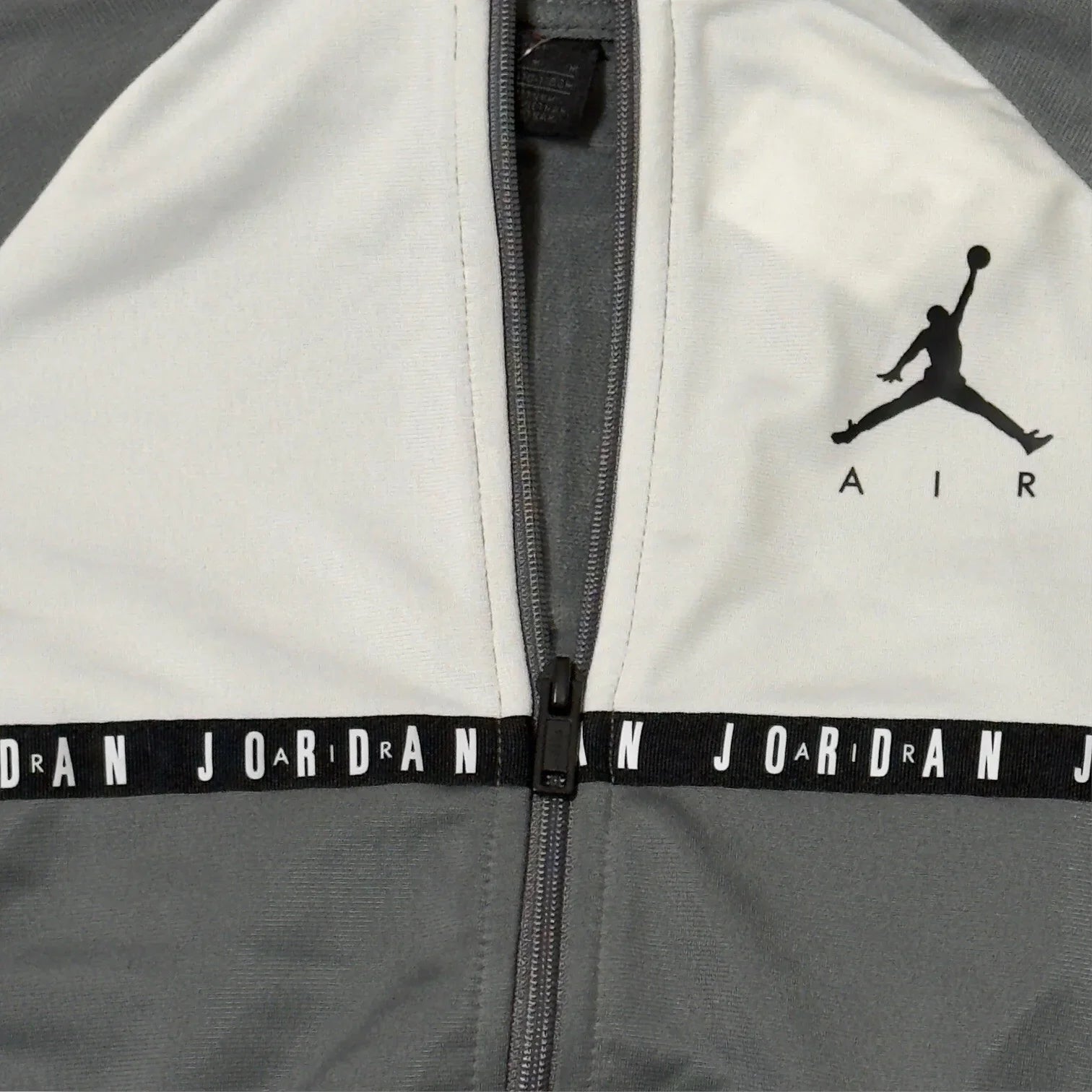 Nike Air Jordan Track Suit Kids Med 5-6yr 2Pc Sweatsuit Black Gray Jogging Suit - Trendiez U ♥ 