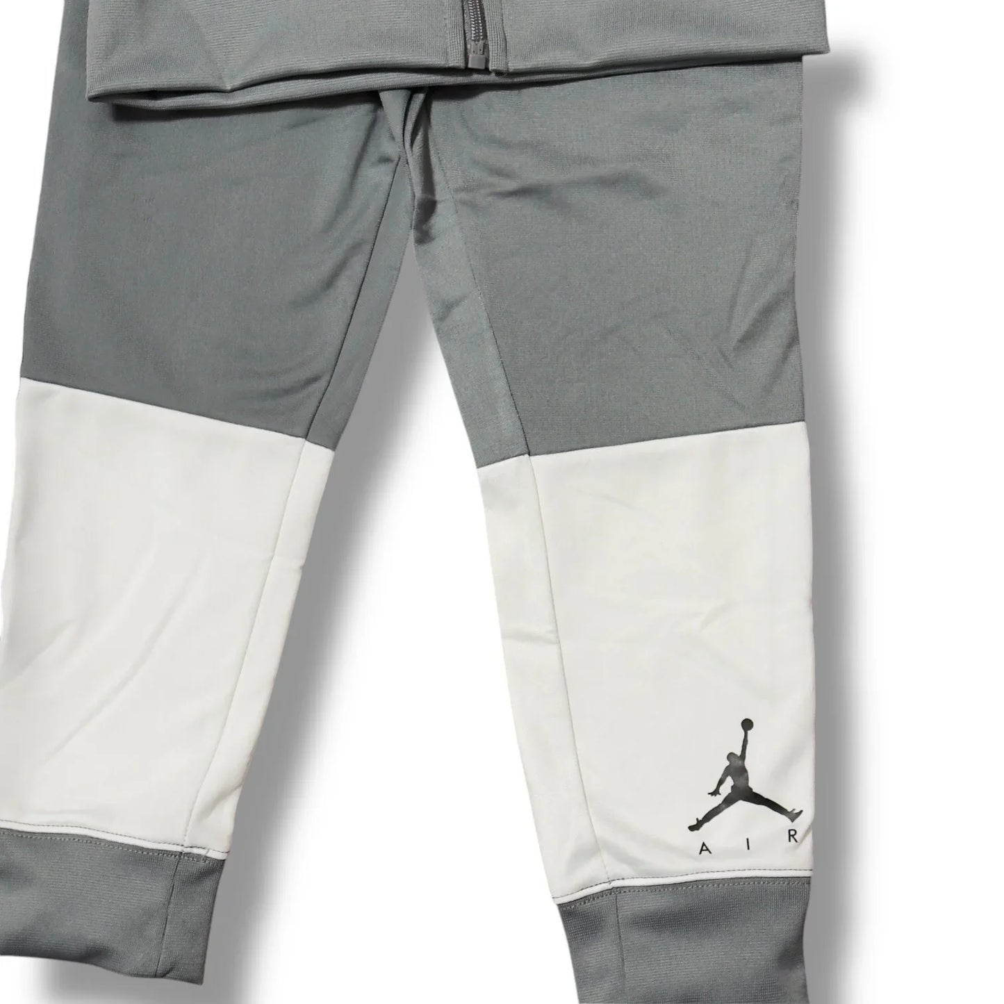 Nike Air Jordan Track Suit Kids Med 5-6yr 2Pc Sweatsuit Black Gray Jogging Suit - Trendiez U ♥ 