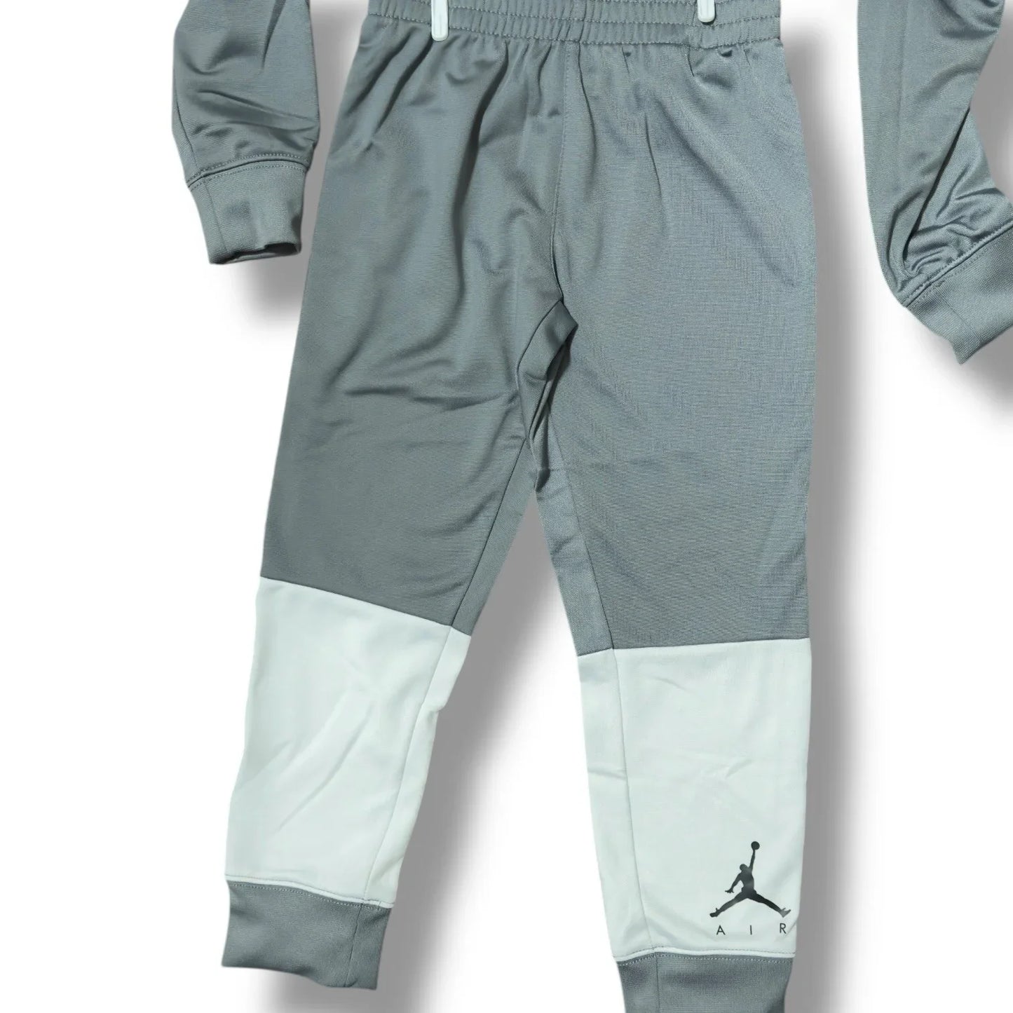 Nike Air Jordan Track Suit Kids Med 5-6yr 2Pc Sweatsuit Black Gray Jogging Suit - Trendiez U ♥ 