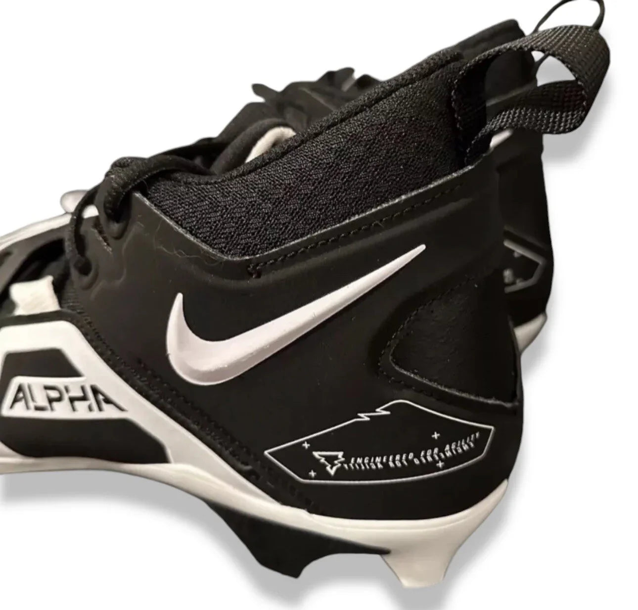 Nike Alpha Menace Pro 3 Shadow Black Football Cleats CT6649-010 Men’s Size 11.5 - Trendiez U ♥ 