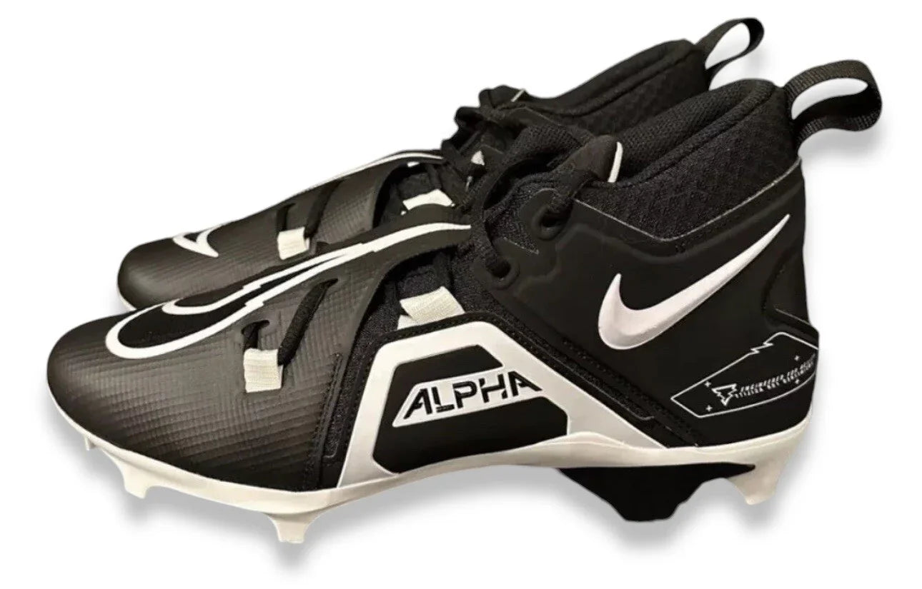 Nike Alpha Menace Pro 3 Shadow Black Football Cleats CT6649-010 Men’s Size 11.5 - Trendiez U ♥ 