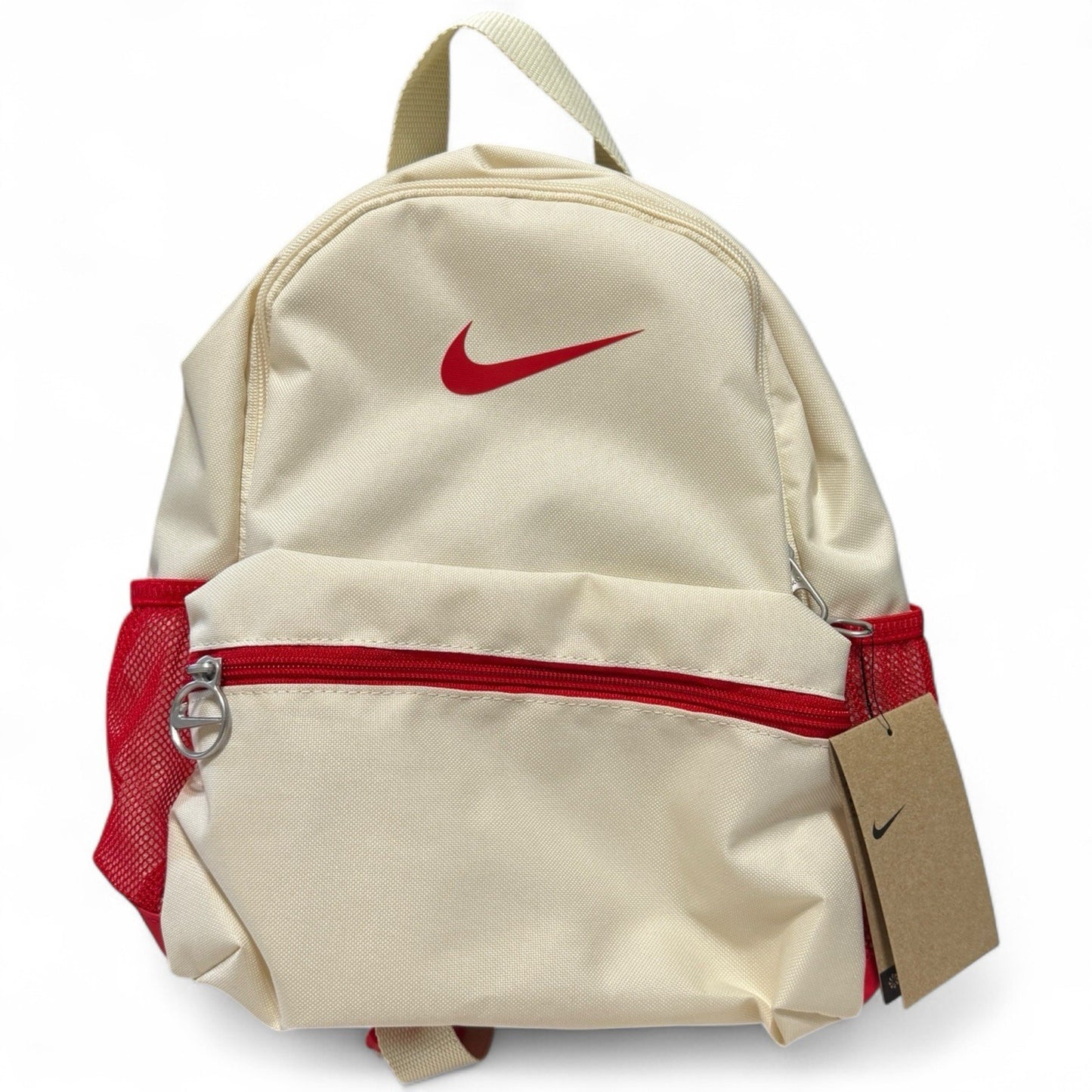 Nike Brasilia Heritage Mini Travel Backpack Beach Red & Cream FZ7222 113 - Trendiez U ♥ 