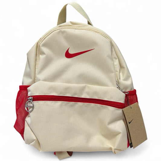 Nike Brasilia Heritage Mini Travel Backpack Beach Red & Cream FZ7222 113 - Trendiez U ♥ 