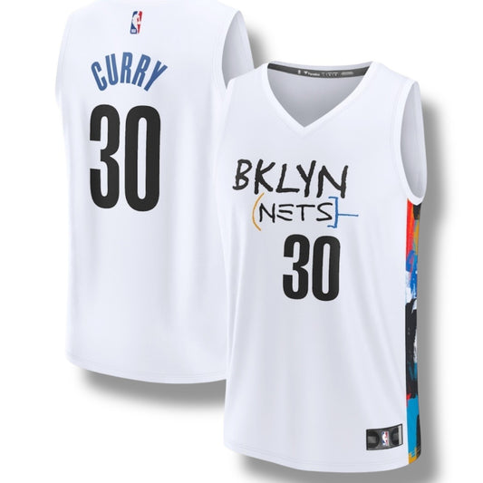 Nike Brooklyn Nets Seth Curry Fanatics White Fastbreak Jersey 3XL City Edition - Trendiez U ♥ 