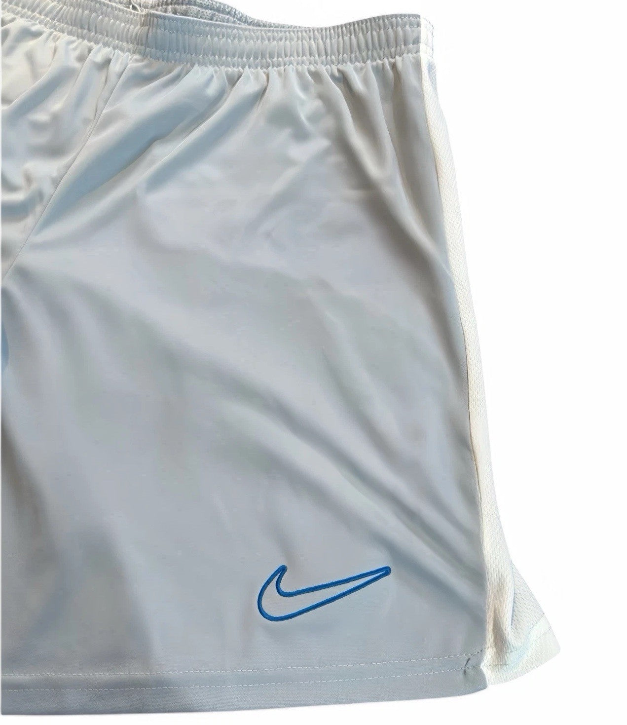 Nike Dri-FIT Men’s Shorts – 2XL Slim Fit Athletic, Gray/White/Blue (DV9742-012) - Trendiez U ♥ 
