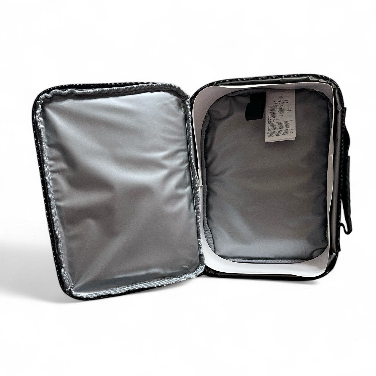 Nike Insulated Lunch Bag Swoosh Silver and Black New Back to School - Trendiez U ♥ 