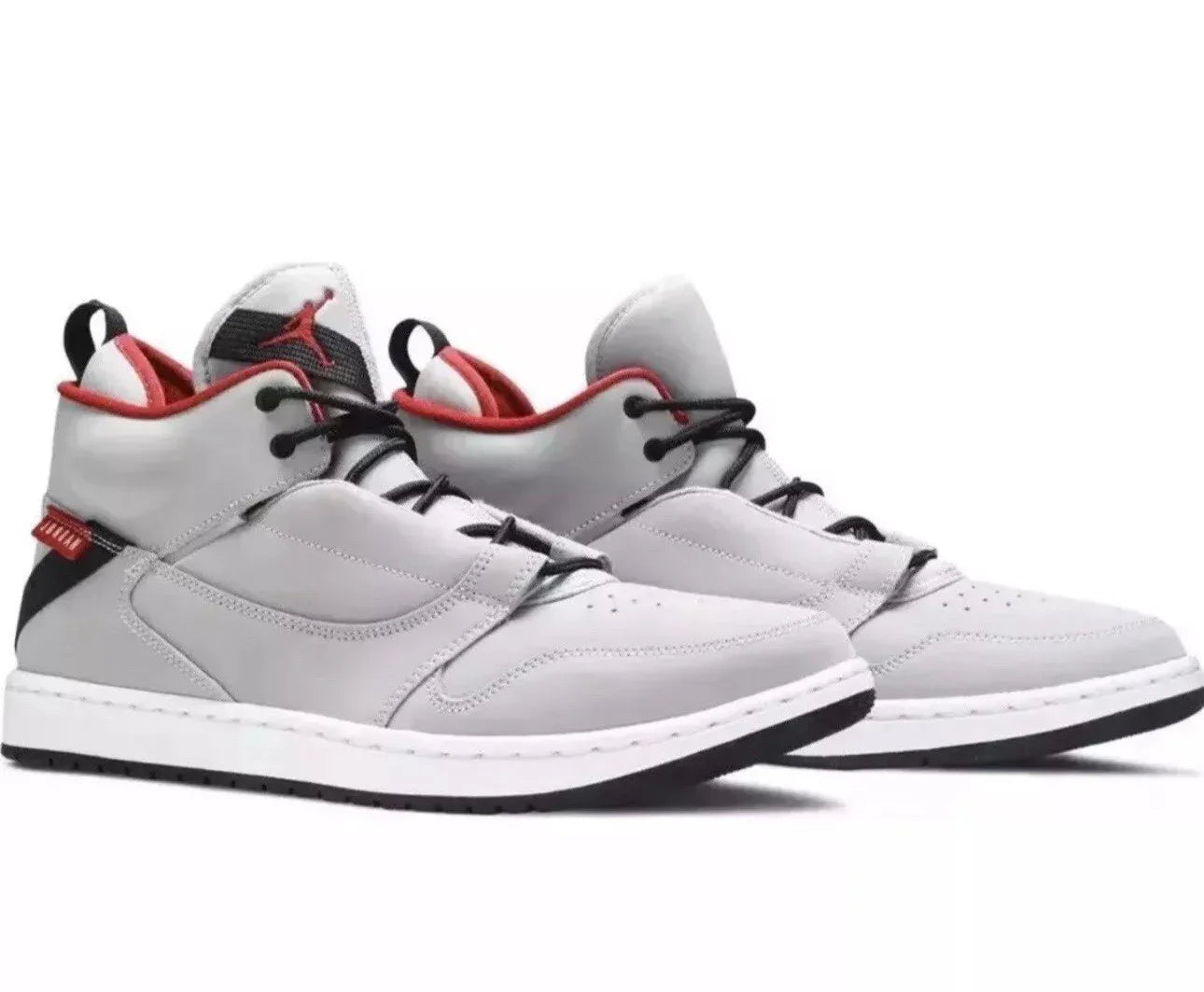 Nike Jordan Fadeaway Wolf Grey University Red White AO1329-060 Mens Size 12 - Trendiez U ♥ 