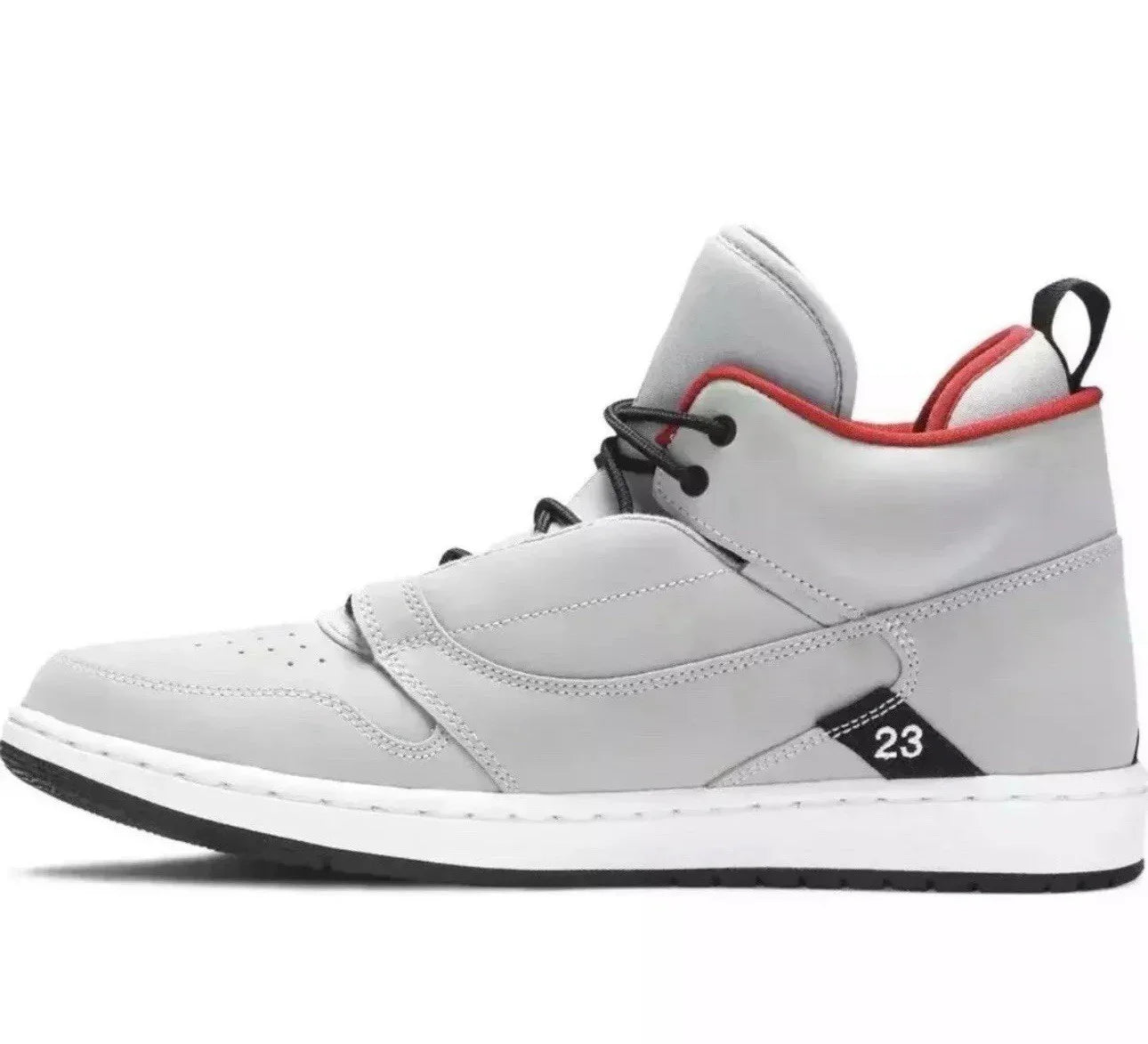 Nike Jordan Fadeaway Wolf Grey University Red White AO1329-060 Mens Size 12 - Trendiez U ♥ 