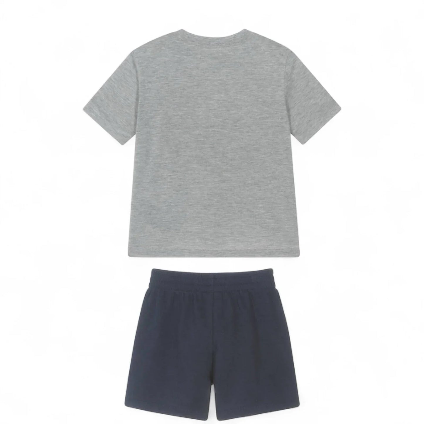 Nike Kids 2 Piece Shorts Set Gray T- Shirt & Navy Shorts Boys - Trendiez U ♥ 