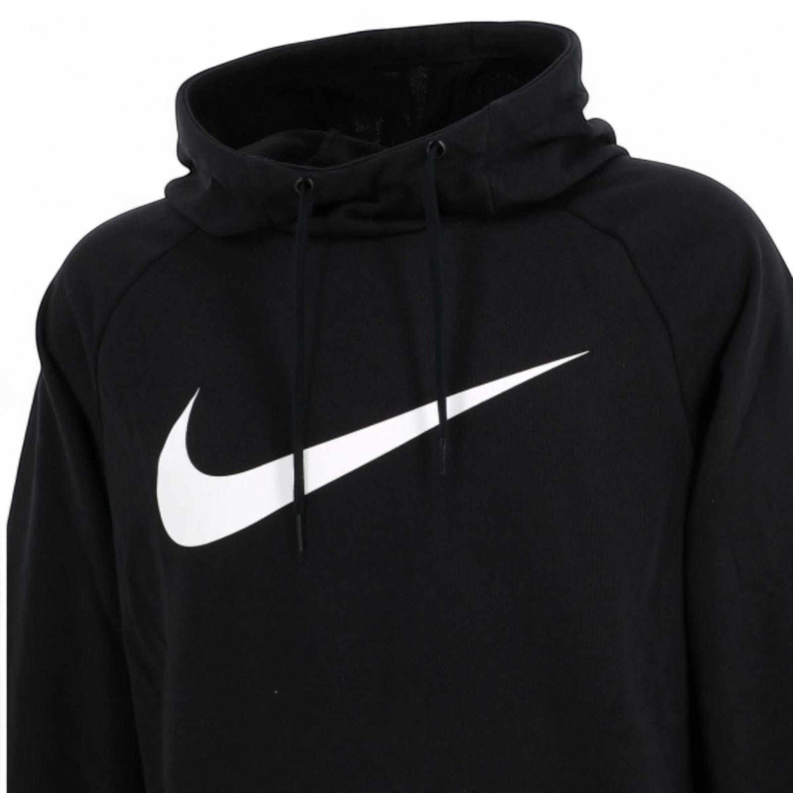 Nike Men’s Pullover Hoodie – 2XL Black Dri-FIT Training with Big Swoosh (CZ2425-010) - Trendiez U ♥ 