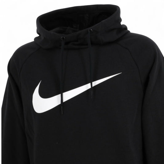 Nike Men’s Pullover Hoodie – 2XL Black Dri-FIT Training with Big Swoosh (CZ2425-010) - Trendiez U ♥ 