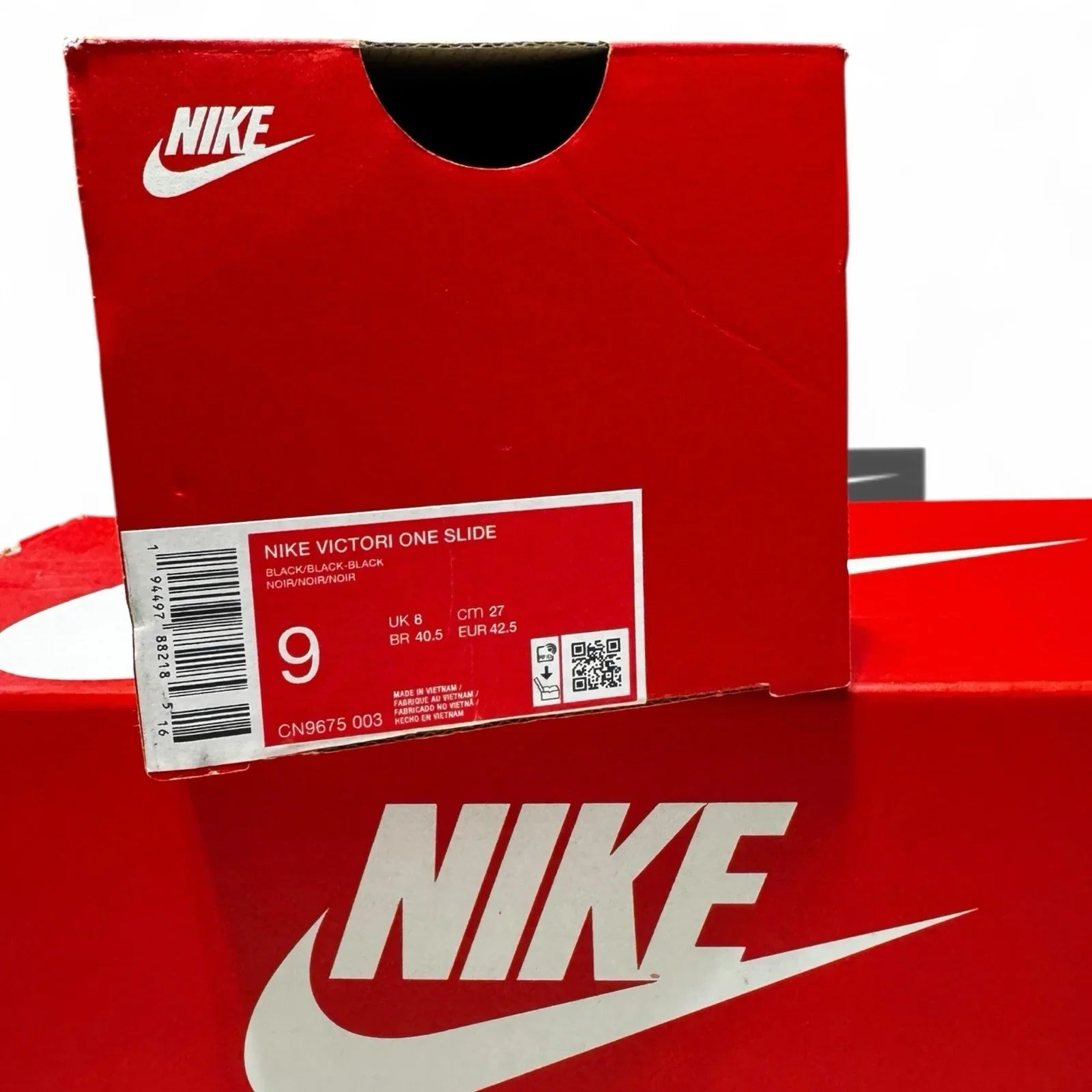 Nike Men's Victori One Slides Black CN9675-003 Size 9 - Trendiez U ♥ 