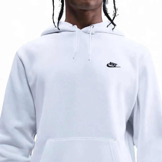 Nike Sportswear Club Fleece Set – Men’s Hoodie & Joggers White Black - Trendiez U ♥ 