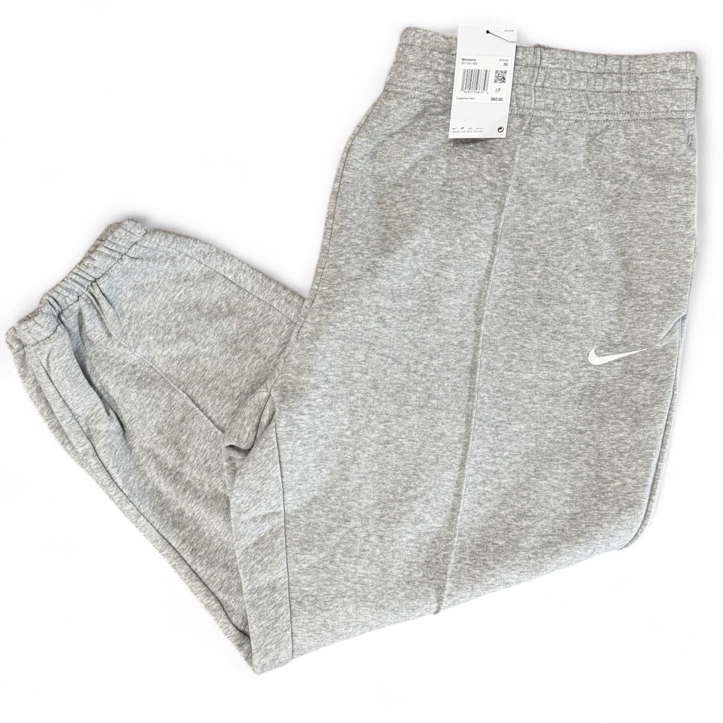 Nike Women's Essential Fleece Pants (Grey) - 3X (Plus Size) - New ~ DH1045 063 - Trendiez U ♥ 