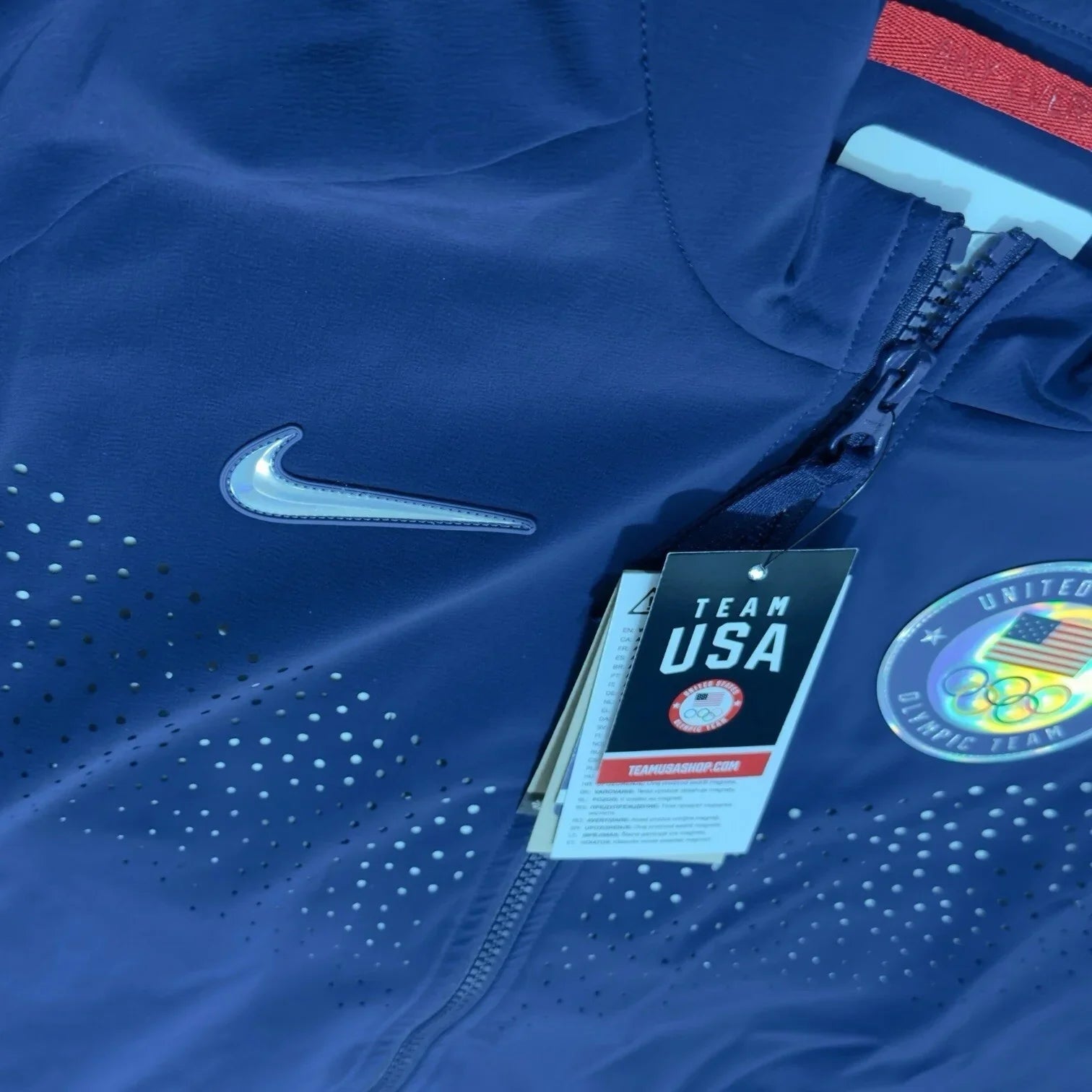 Nike Women's Paris 2024 Team Issued USA Olympic Podium Jacket DZ3572-492 Size L - Trendiez U ♥ 