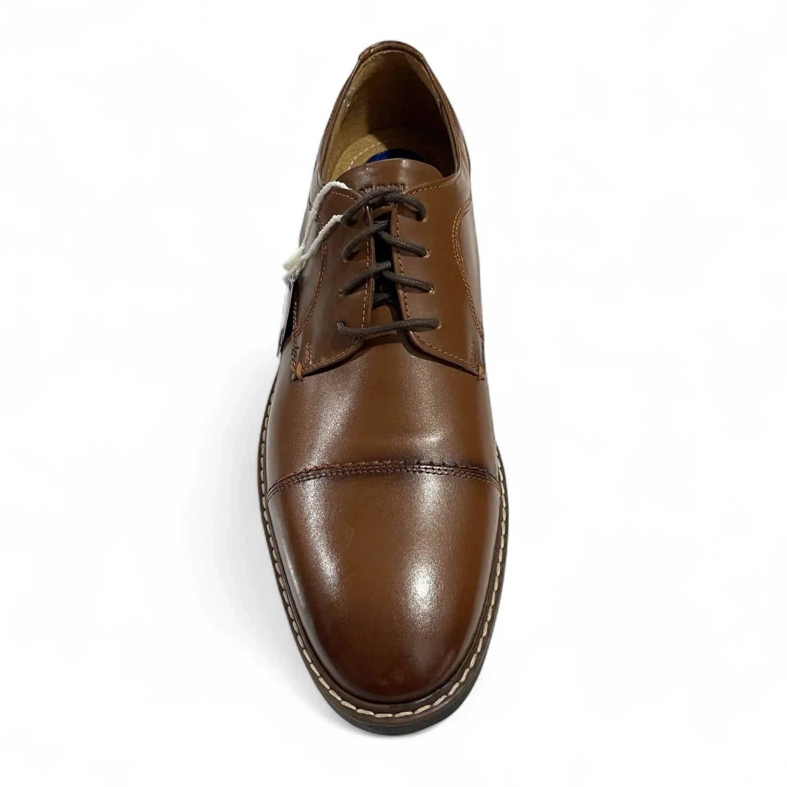 Nunn Bush Comfort Gel Men's Brown Genuine Leather Dress Shoes Size 11 NWT - Trendiez U ♥ 