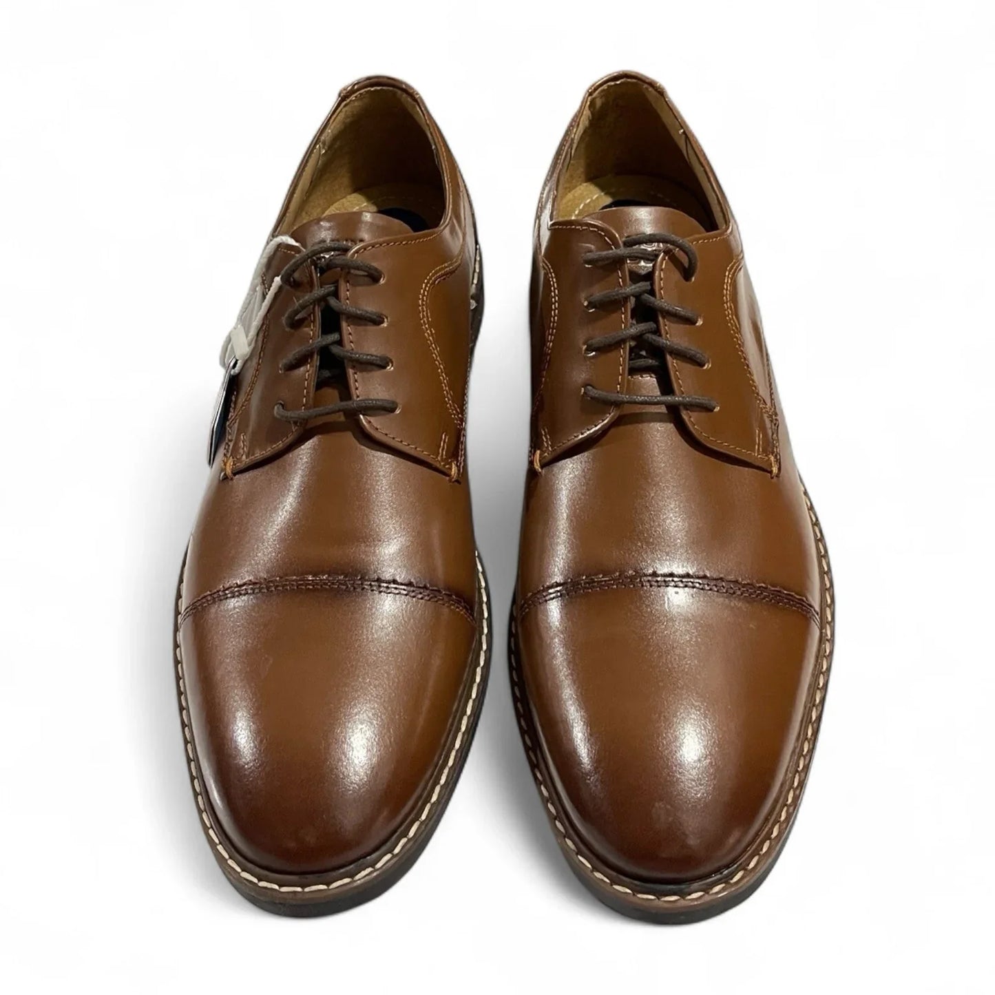 Nunn Bush Comfort Gel Men's Brown Genuine Leather Dress Shoes Size 11 NWT - Trendiez U ♥ 