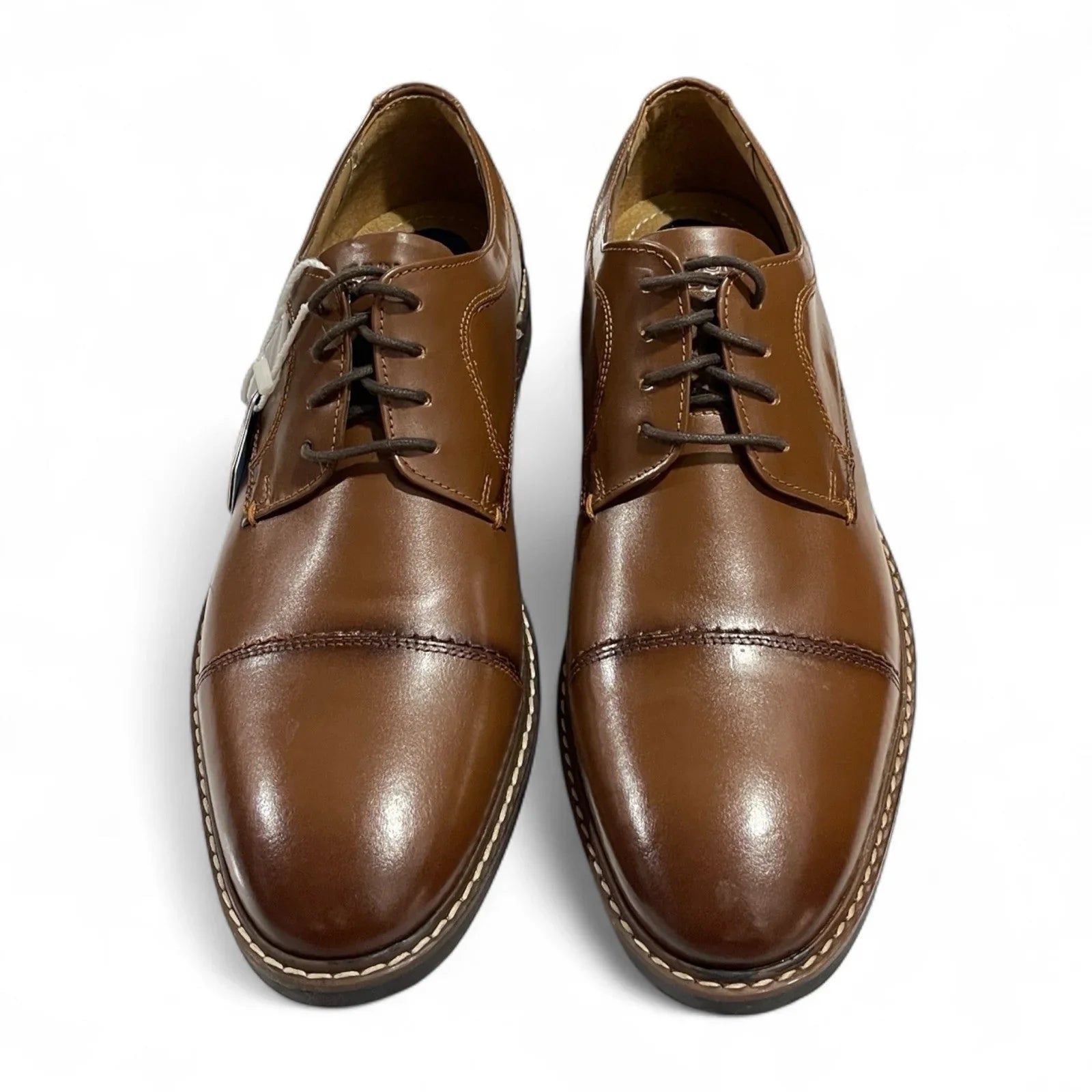 Nunn Bush Comfort Gel Men's Brown Genuine Leather Dress Shoes Size 11 NWT - Trendiez U ♥ 