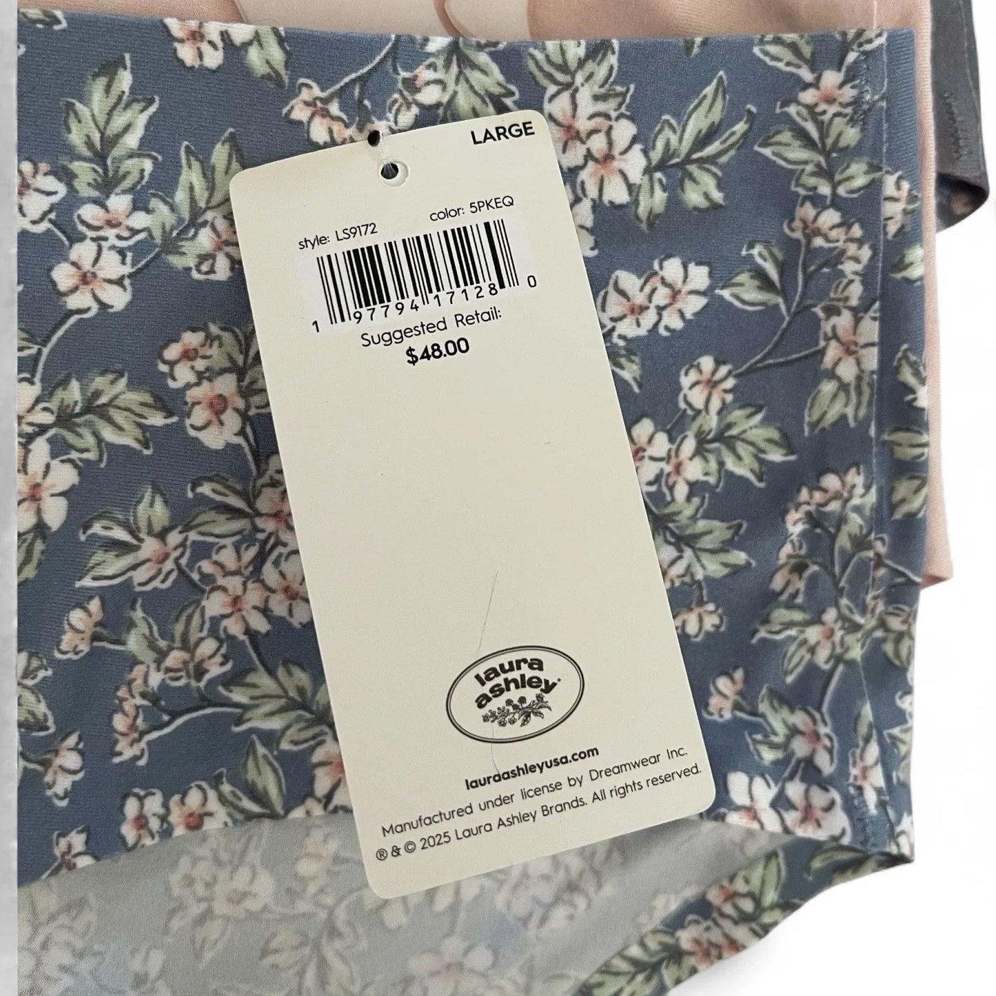 NWT 4 pack L Laura Ashley Floral Hipster Panties $48 Multicolor - Trendiez U ♥ 